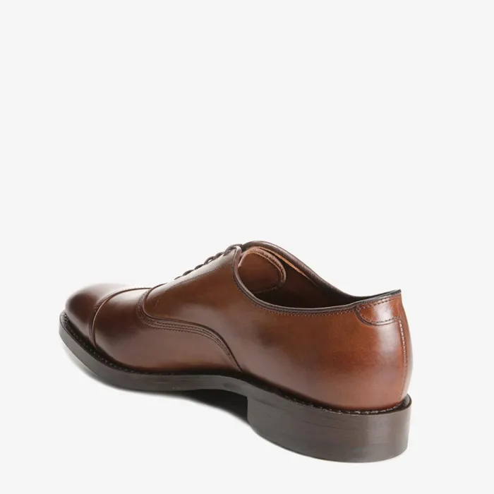Allen Edmonds Park Avenue CapToe Oxford With Dainite Rubber Sole Coffee Men Wide Width Shoes