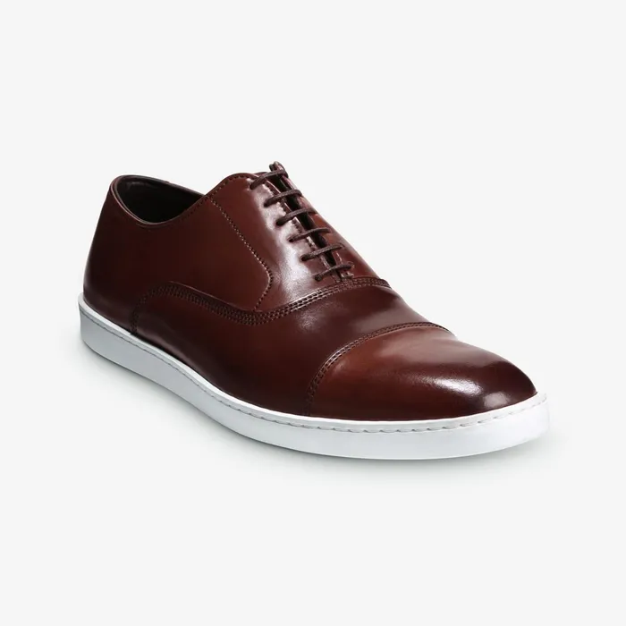 Allen Edmonds Park Avenue Shell Cordovan Oxford Sneaker Chili Men Wide Width Shoes