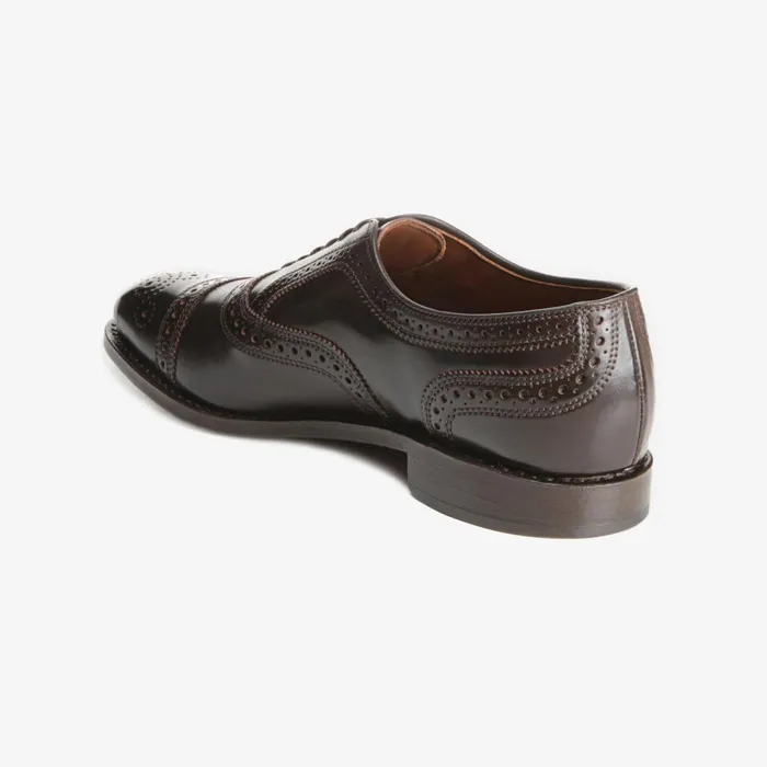 Allen Edmonds Strand Shell Cordovan CapToe Oxford Brown Men Wide Width Shoes