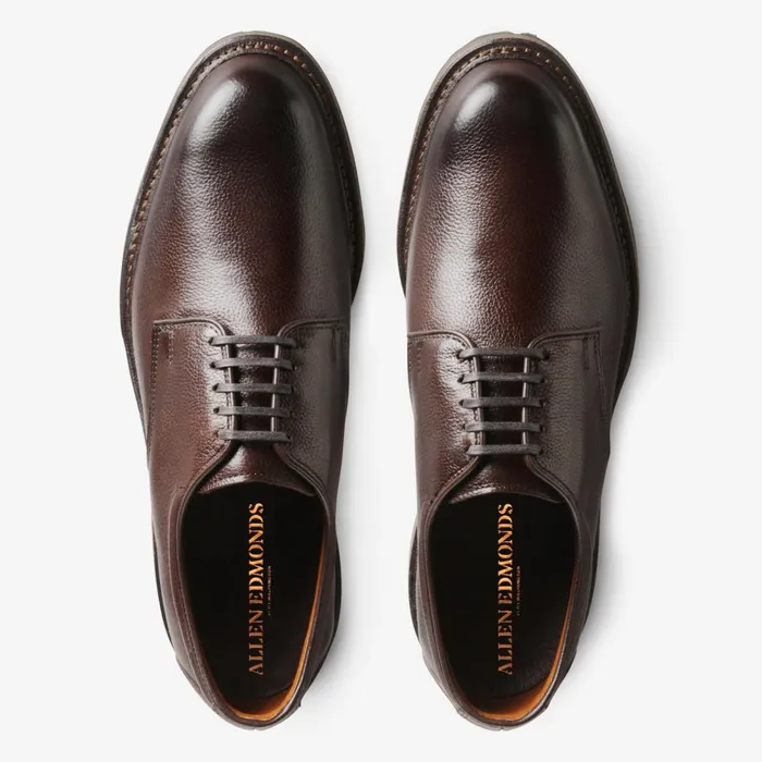 Allen Edmonds Wanderer Comfort Shoe Brown Grain Men Oxfords and Derbys