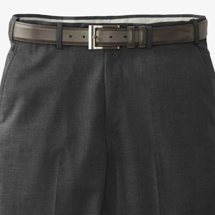 Allen Edmonds Wide Basic Dress Belt Burnished Olive Men Dress Belts