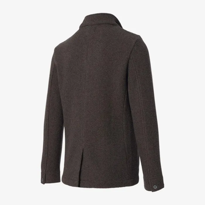 Allen Edmonds Wool Knit Blazer Light Brown Men Shirts and Sweaters