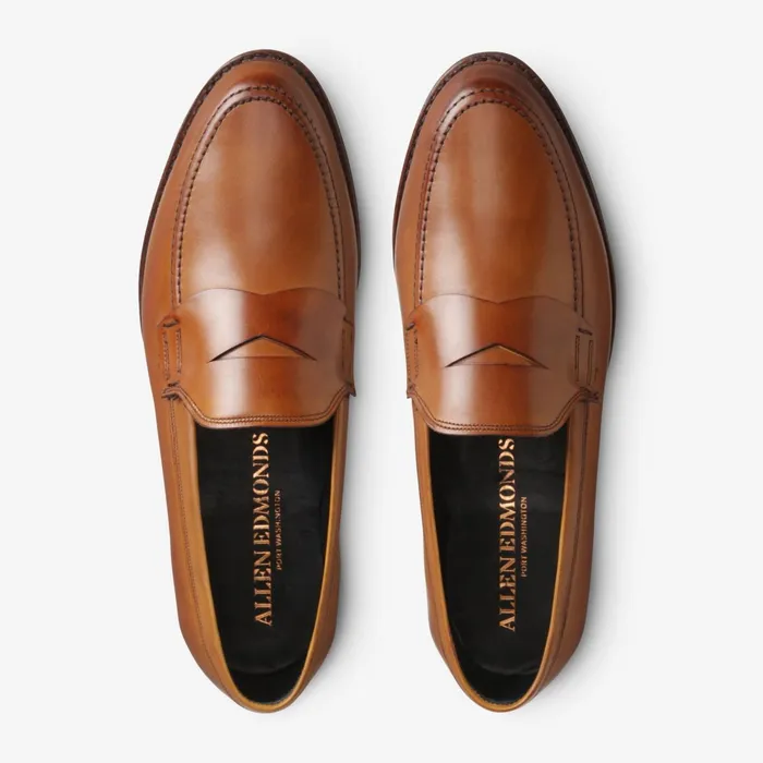 Allen Edmonds Wooster Street Penny Loafer Walnut Men Dress Shoes