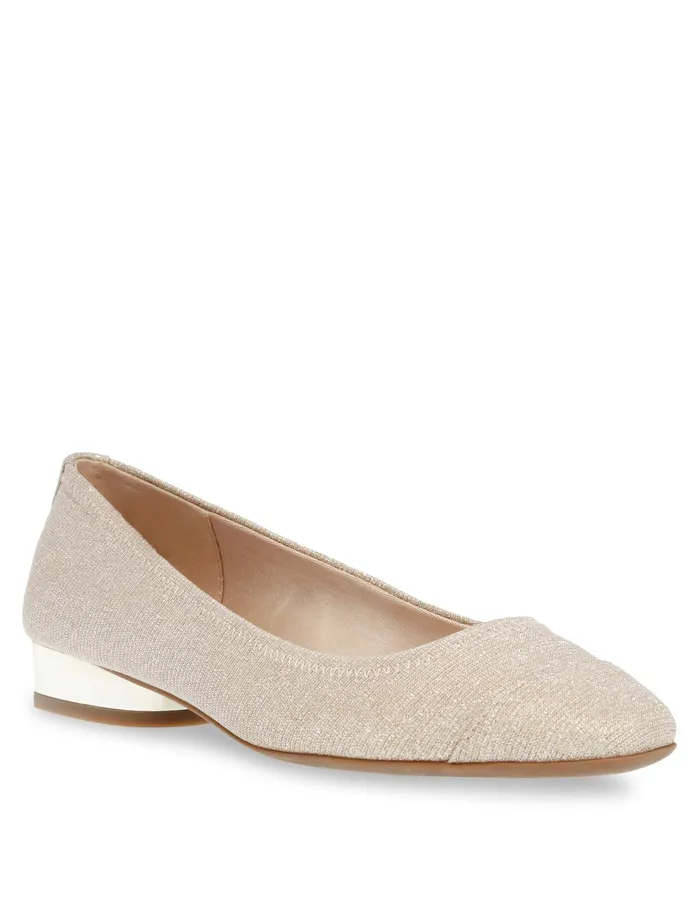 Anne Klein Carlie Flat Platinum Women Shoes
