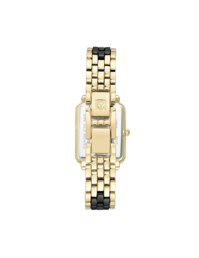 Anne Klein Ceramic Diamond Dial Watch Black Women Watches 038 Jewelry