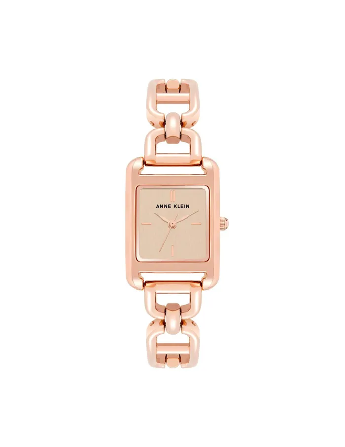 Anne Klein Heritage Link Bracelet Watch Rose Goldtone Women Watches 038 Jewelry