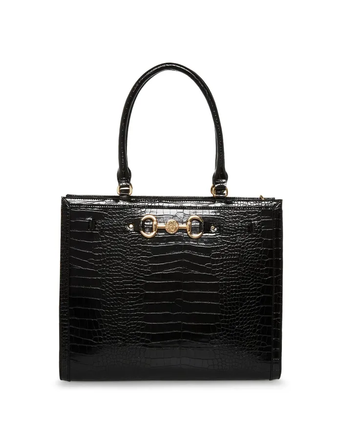 Anne Klein Horsebit Shopper Tote Black Women Handbags