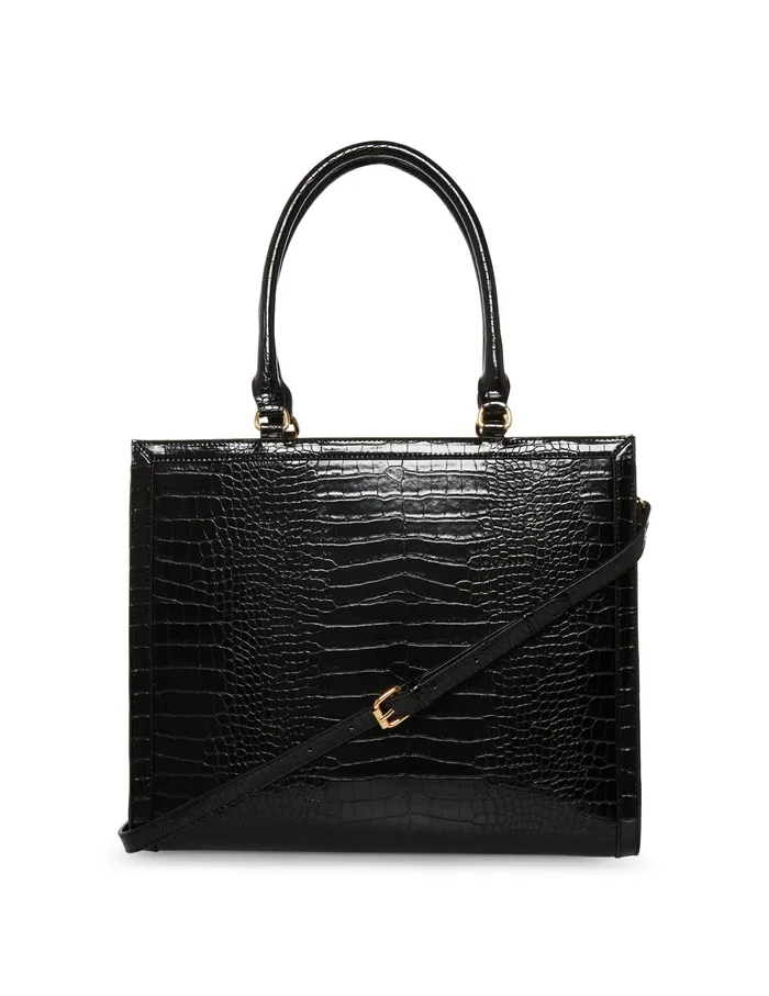 Anne Klein Horsebit Shopper Tote Black Women Handbags