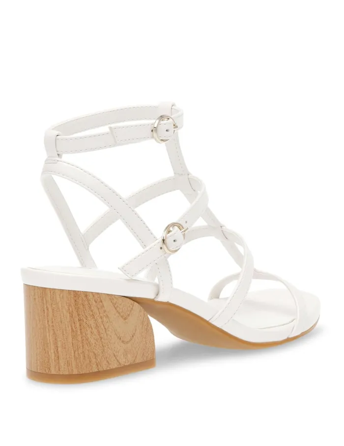 Anne Klein Mecca Dress Sandal White Women Shoes