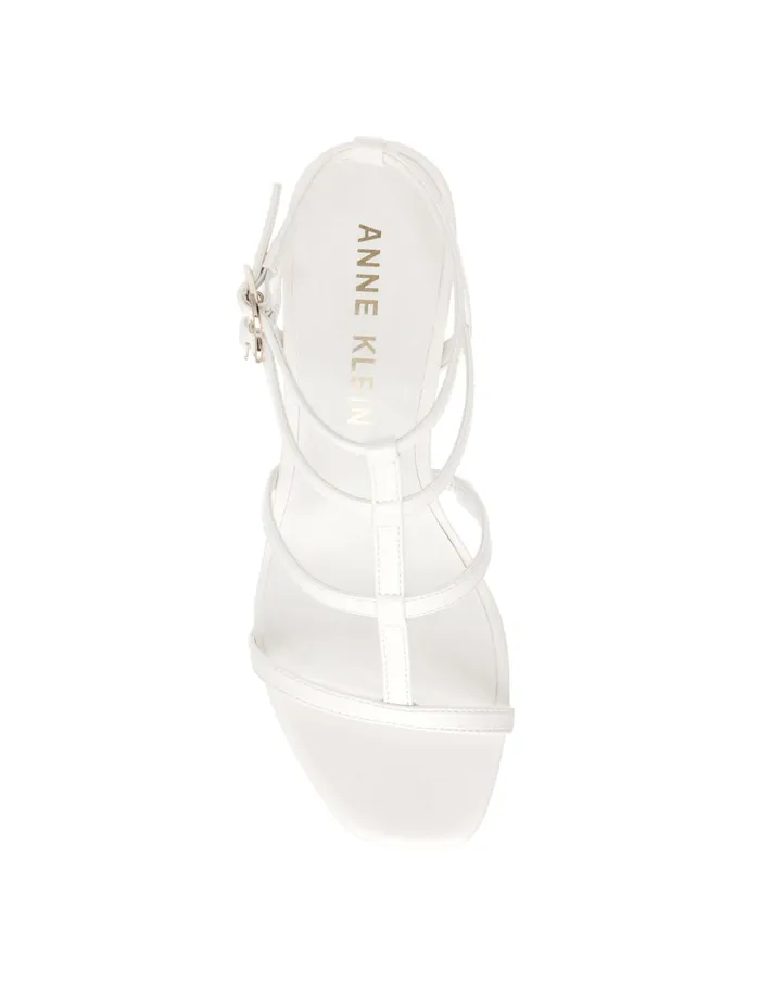 Anne Klein Mecca Dress Sandal White Women Shoes