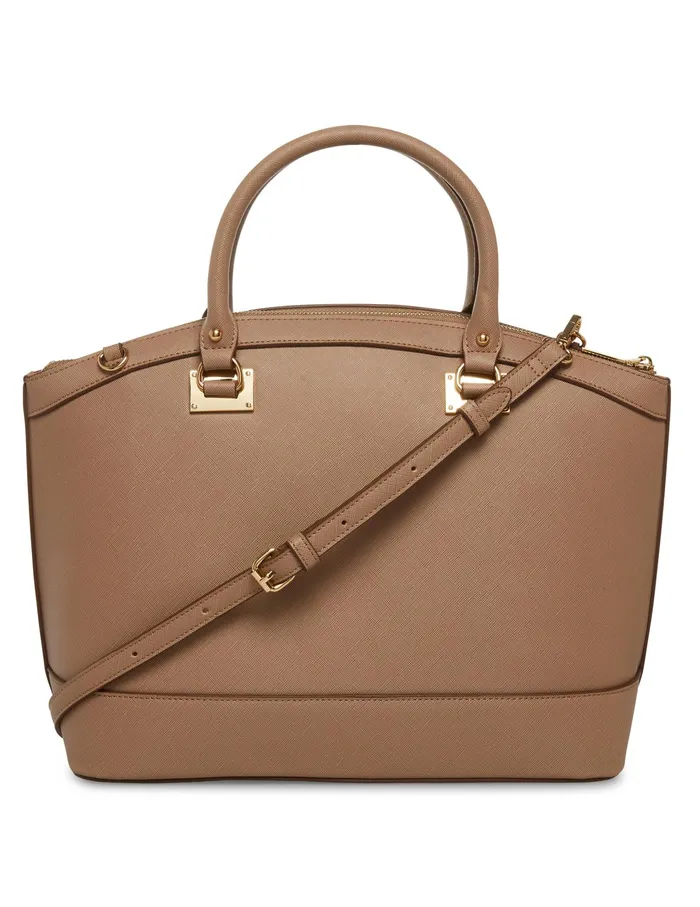 Anne Klein New Recruits Dome Satchel Truffle Women Handbags