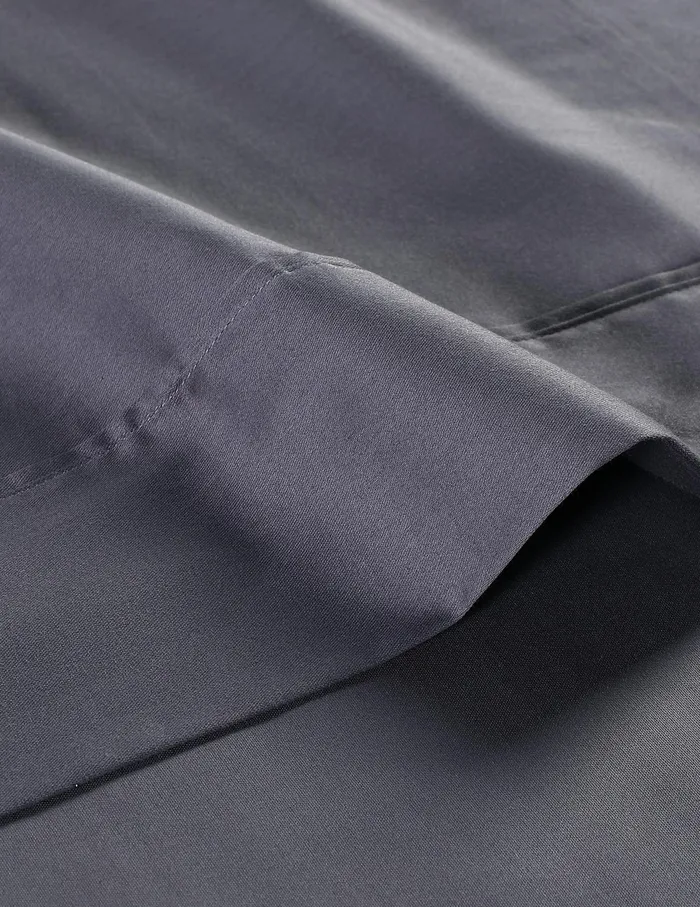 Anne Klein Reverie AntiMicrobial Sheet Set Charcoal Women Home