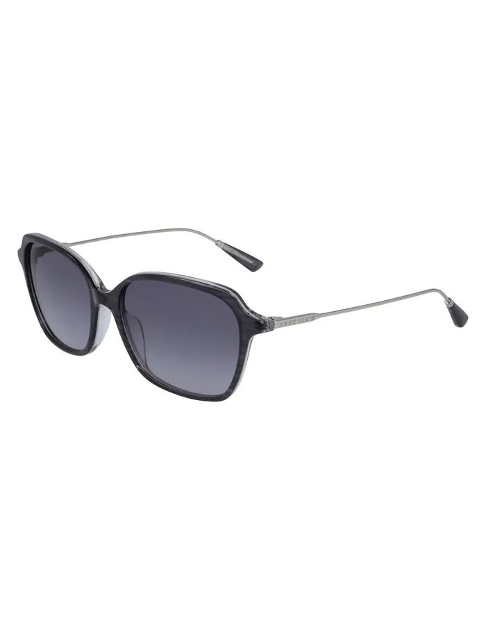 Anne Klein Rounded Square Sunglasses Smoke Women Accessories