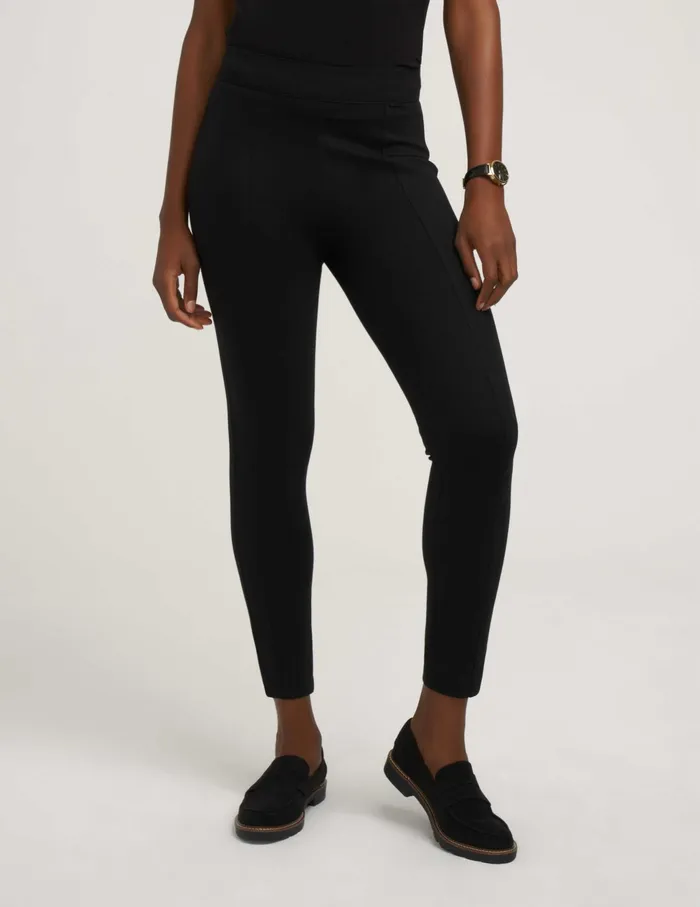 Anne Klein Slim Leg Compression Pant Anne Black Women Clothing