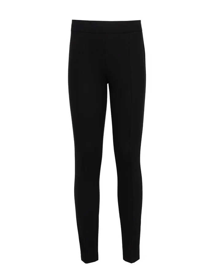 Anne Klein Slim Leg Compression Pant Anne Black Women Clothing