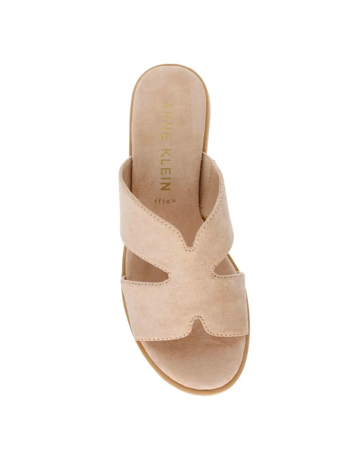 Anne Klein Timmy Sandal Beige Ms Women Shoes