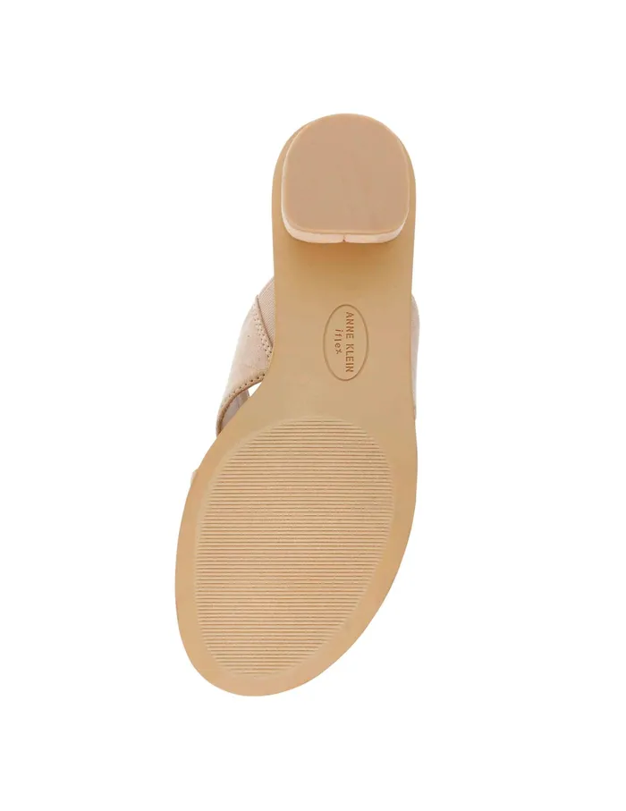 Anne Klein Timmy Sandal Beige Ms Women Shoes