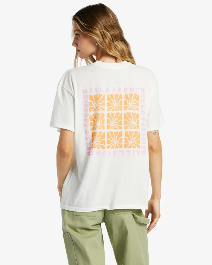 Another Day In Paradise TShirt Salt Crystal Women Billabong Graphic Tees and Tanks