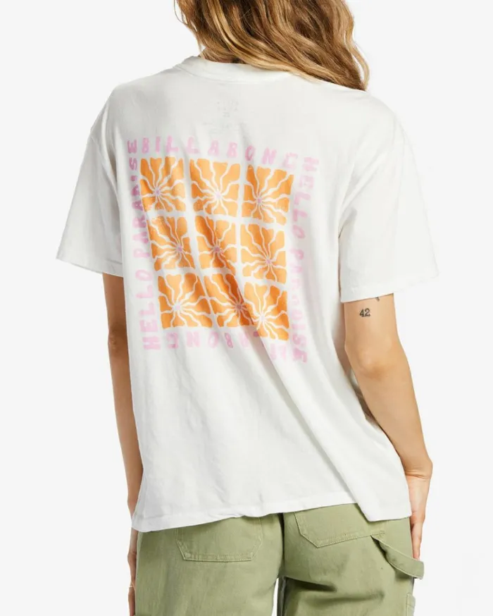 Another Day In Paradise TShirt Salt Crystal Women Billabong Graphic Tees and Tanks