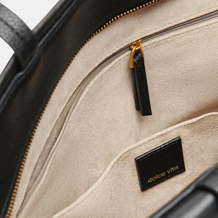 Ariella Tote Black Leather Women Dolce Vita Handbags