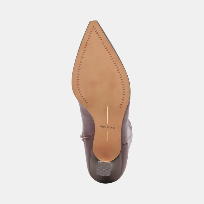 Arya Boots Wine Leather Women Dolce Vita Boots and Booties