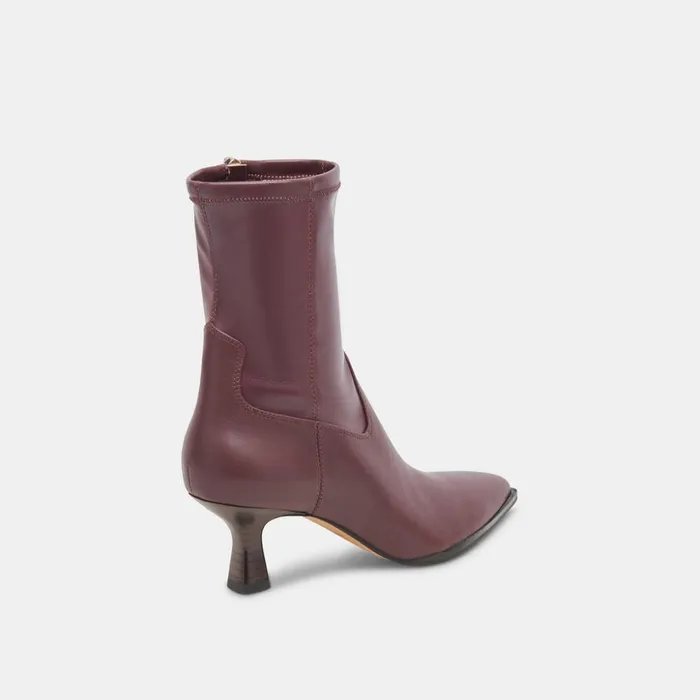 Arya Boots Wine Leather Women Dolce Vita Boots and Booties