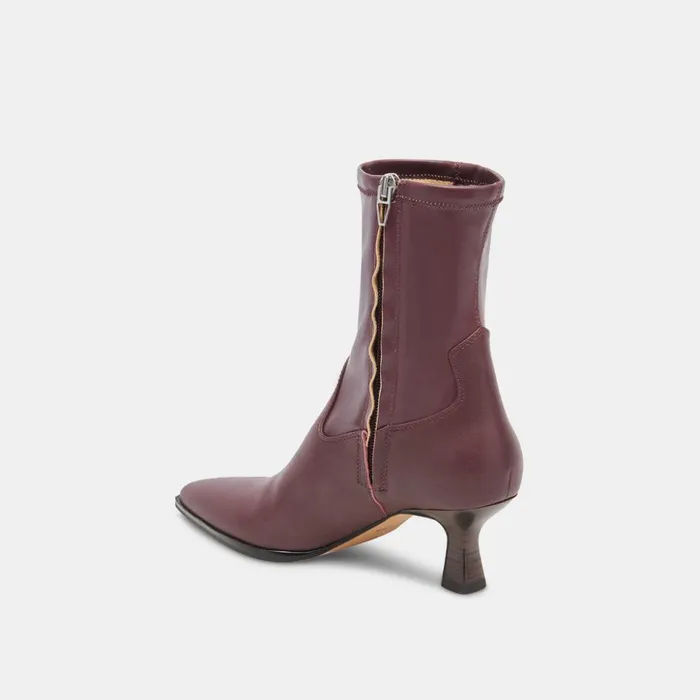 Arya Boots Wine Leather Women Dolce Vita Boots and Booties
