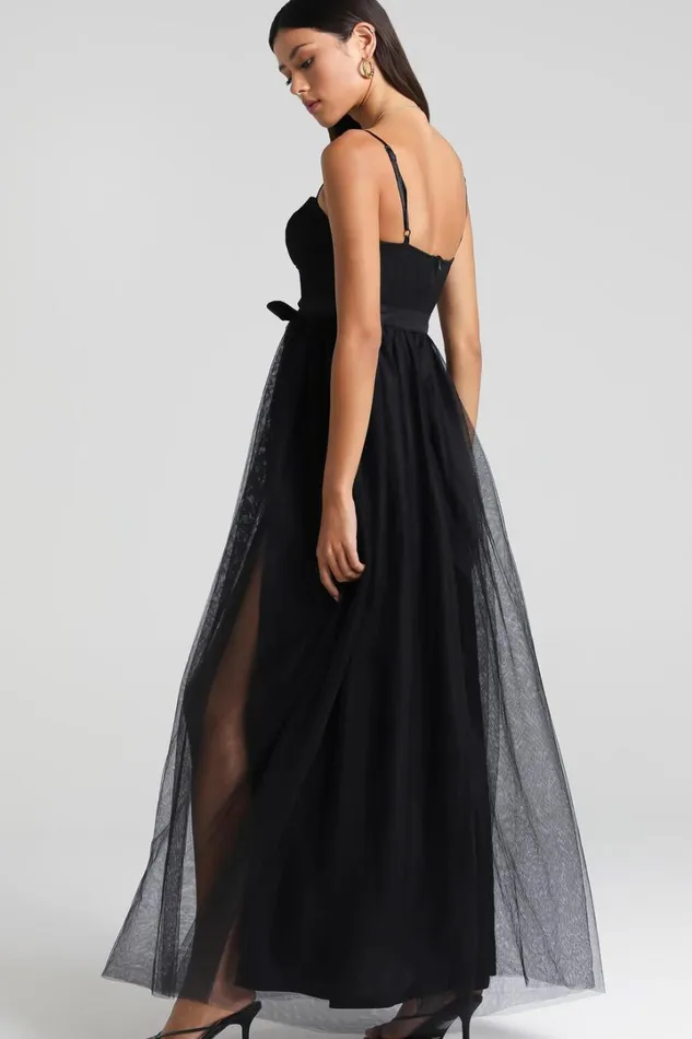 At The Altar Midi Dress 8211 Bodice Dress In Black Women Showpo Curve Clothes