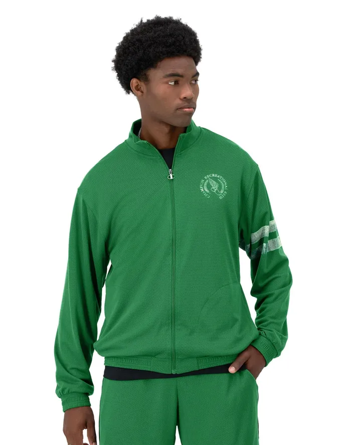 Attack Jacket Rec Club Road Sign Green Men Champion Jackets