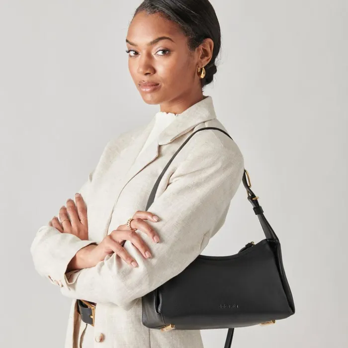 Audri Shoulder Bag Black Leather Women Dolce Vita Handbags