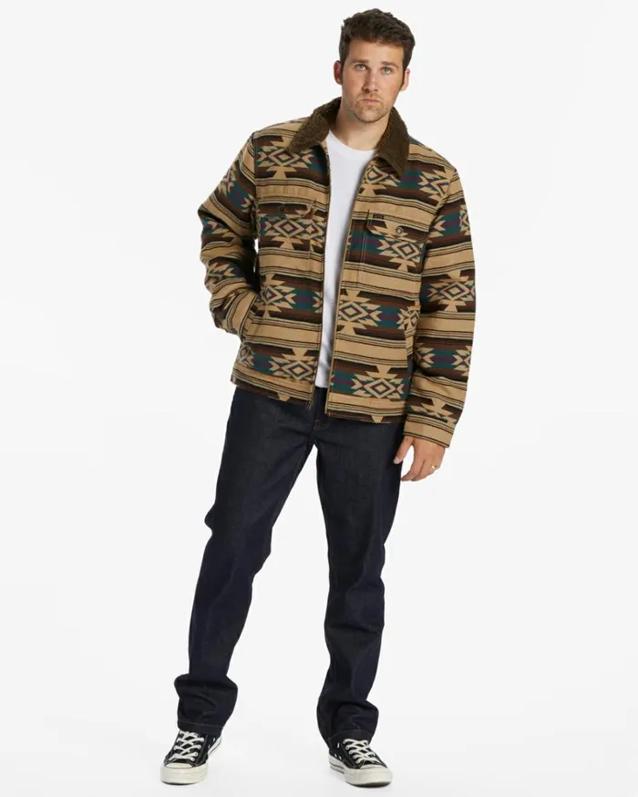 Barlow Sherpa Lined Jacket Gravel Men Billabong Jackets