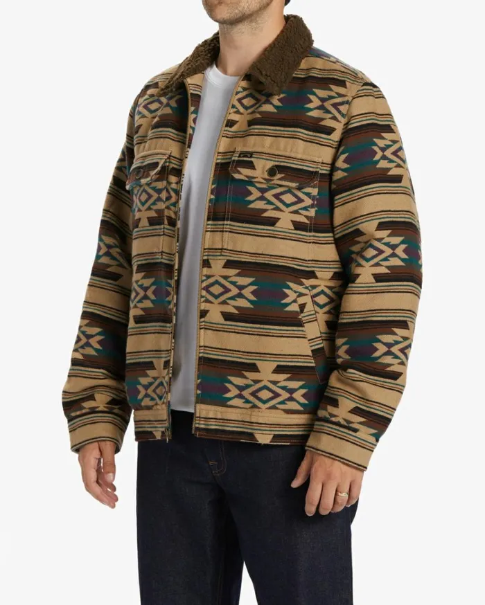 Barlow Sherpa Lined Jacket Gravel Men Billabong Jackets