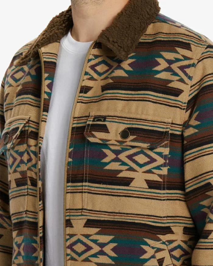 Barlow Sherpa Lined Jacket Gravel Men Billabong Jackets