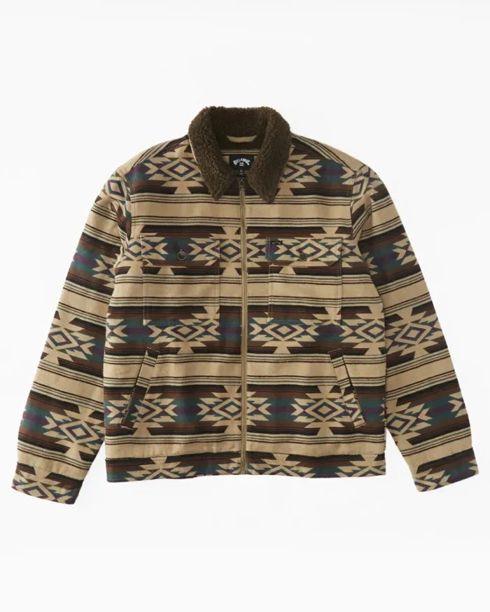 Barlow Sherpa Lined Jacket Gravel Men Billabong Jackets