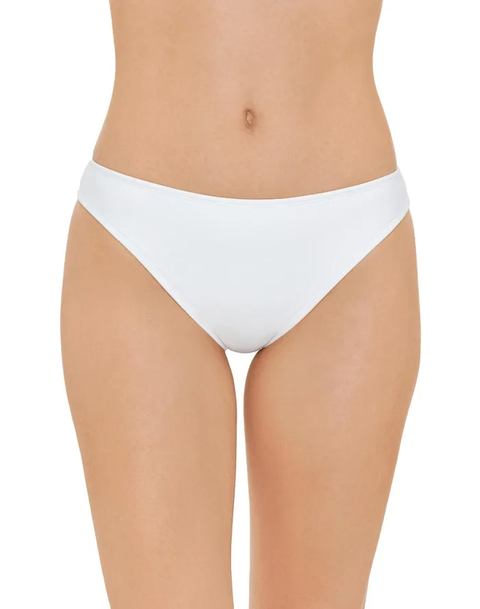 Basic Hipster Bathing Suit Bottom C Logo White Women Champion Swimwear