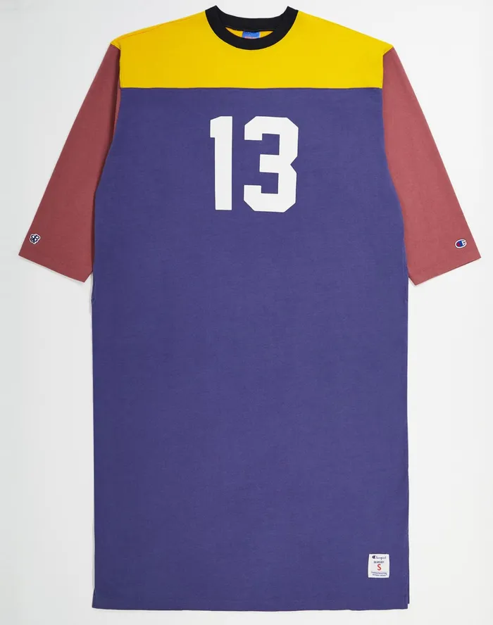 Beams Boy Oversized Dress 13 Navy Women Champion Skorts and Dresses