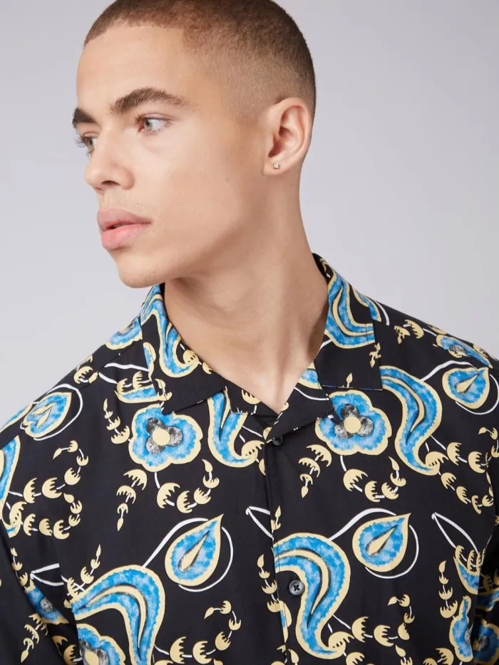 Ben Sherman Archive Print Shirts Men B By Floral Print Shirt