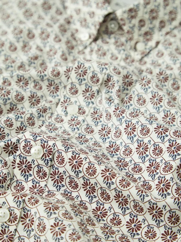 Ben Sherman Archive Print Shirts Men Mod Block Botanical Print Shirt Ben Sherman Archive Print Shirts Men Mod Block Botanical Print Shirt