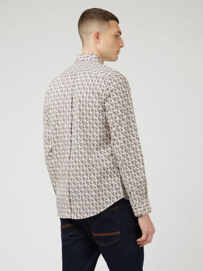 Ben Sherman Archive Print Shirts Men Mod Block Botanical Print Shirt Ben Sherman Archive Print Shirts Men Mod Block Botanical Print Shirt