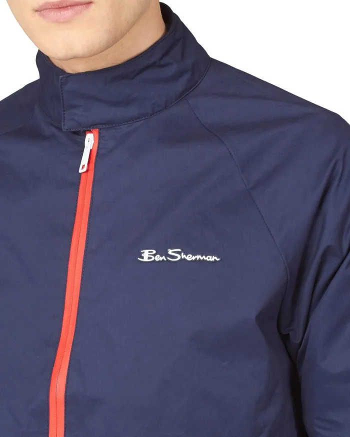 Ben Sherman Harrington Jackets Men 2021 Tokyo Olympic Sponsor 8211 Team GbHarrington Jacket MidnightFront