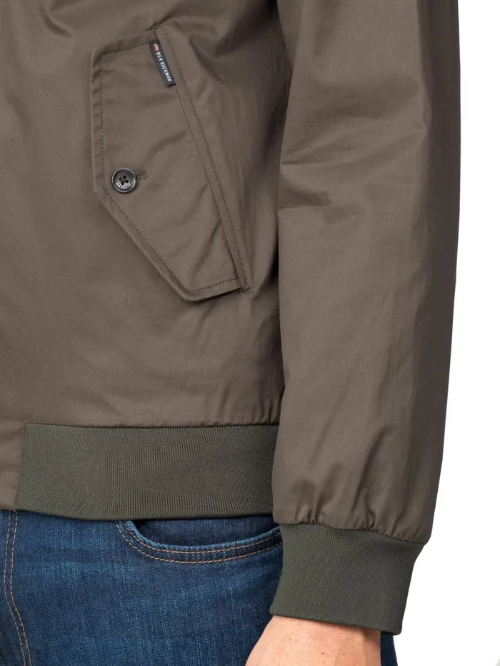 Ben Sherman Harrington Jackets Men Harrington Jacket 8211 Dark Green