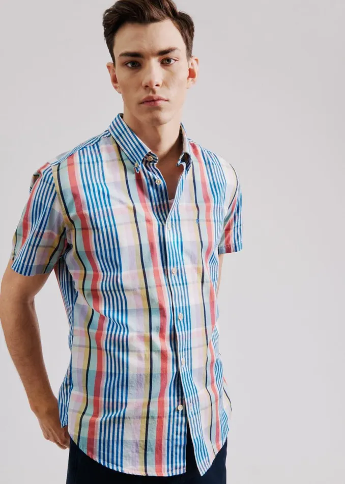 Ben Sherman Heritage Check Shirts Men Multicolour Check ShortSleeve Shirt Ben Sherman Heritage Check Shirts Men Multicolour Check ShortSleeve Shirt