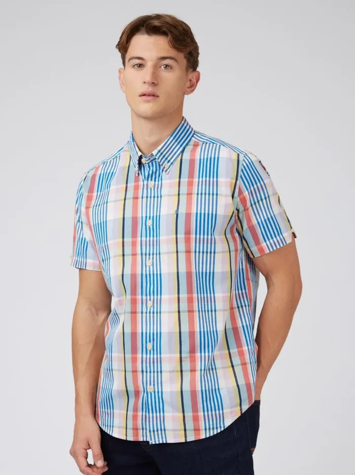 Ben Sherman Heritage Check Shirts Men Multicolour Check ShortSleeve Shirt Ben Sherman Heritage Check Shirts Men Multicolour Check ShortSleeve Shirt