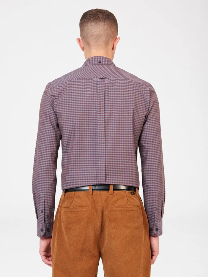 Ben Sherman Long Sleeve Shirts Men Signature Gingham LongSleeve Shirt 8211 Ginger Ben Sherman Long Sleeve Shirts Men Signature Gingham LongSleeve Shirt 8211 Ginger