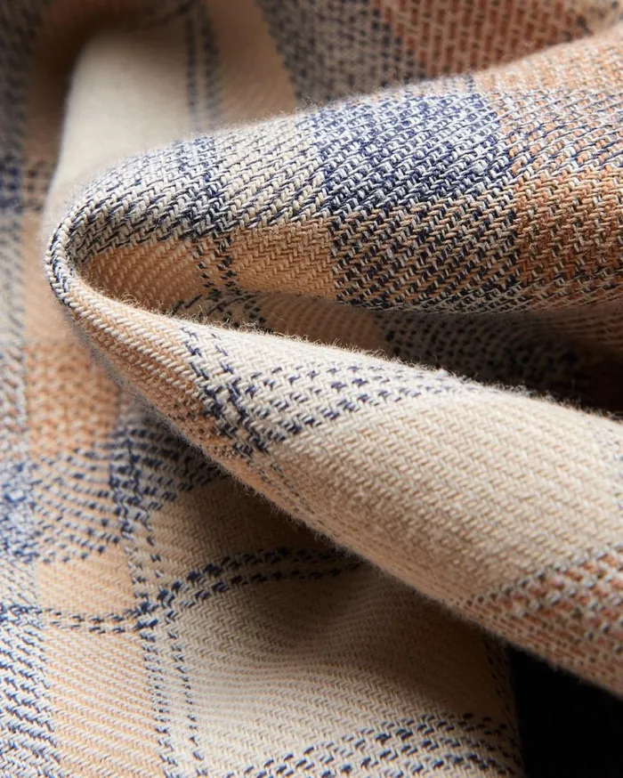 Ben Sherman Long Sleeve Shirts Men Twisted Yarn Check Shirt 8211 Sand Ben Sherman Long Sleeve Shirts Men Twisted Yarn Check Shirt 8211 Sand