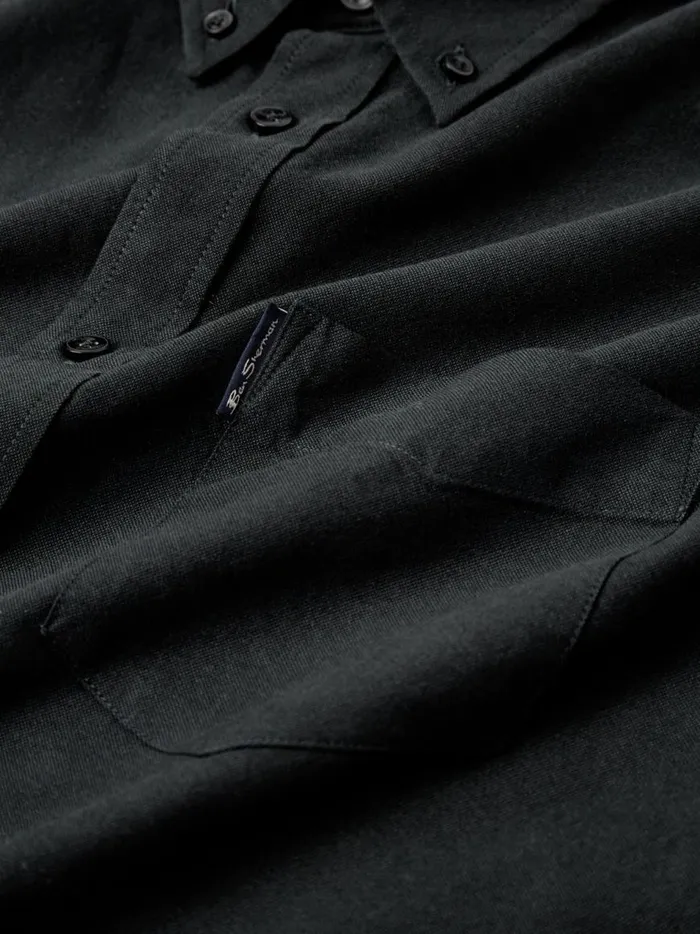 Ben Sherman Oxford Shirts Men Signature Organic Oxford Shirt 8211 Barely Black