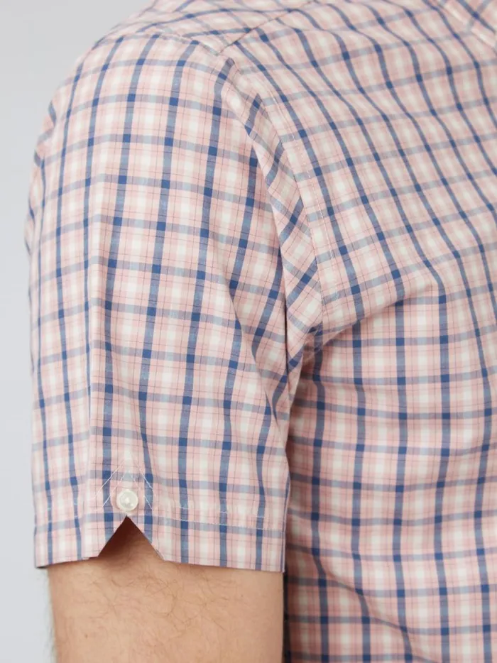 Ben Sherman Short Sleeve Shirts Men Signature House Check Shirt 8211 Light Pink Ben Sherman Short Sleeve Shirts Men Signature House Check Shirt 8211 Light Pink
