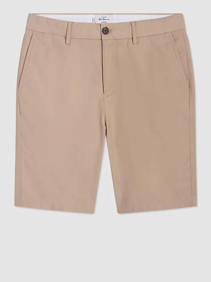 Ben Sherman Shorts Men Everyday Slim Fit Chino Short 8211 Sand