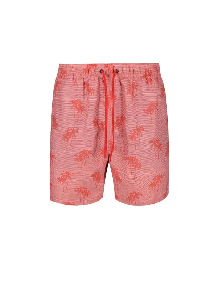 Ben Sherman Shorts Men Unawatuna Tropical Print Swim Short 8211 Coral