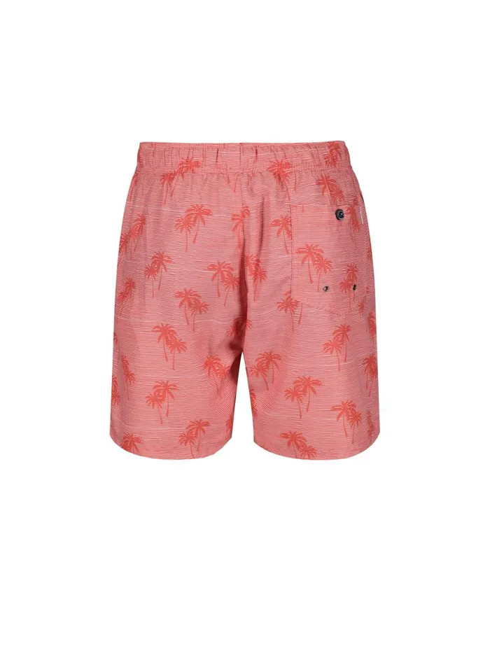 Ben Sherman Shorts Men Unawatuna Tropical Print Swim Short 8211 Coral